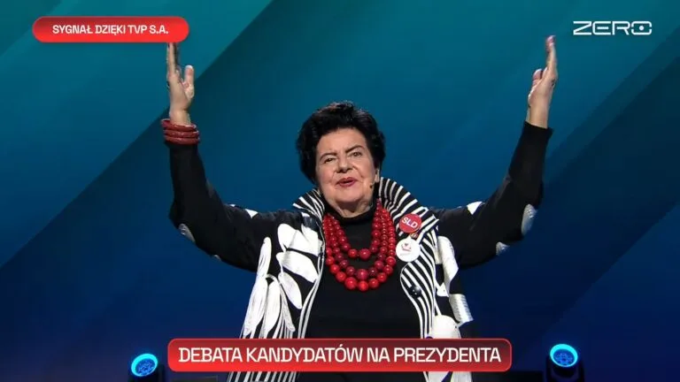 Debata Prezydencka 12 maja TVP S.A. W likwidacji Joanna Senyszyn