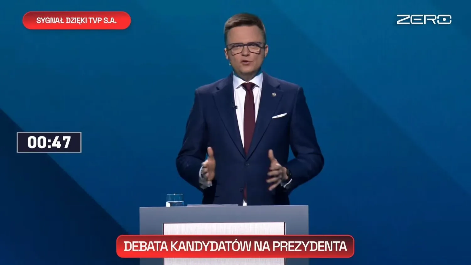 Debata Prezydencka 12 maja TVP S.A. W likwidacji Szymon Hołownia