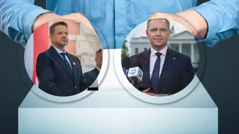 Rafał Trzaskowski i Karol Nawrocki