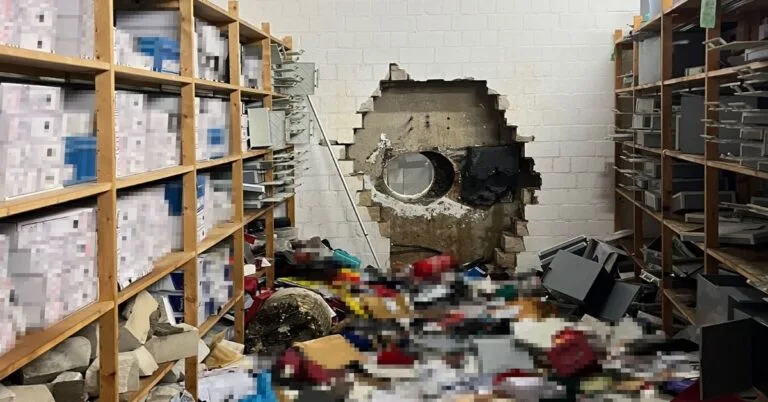 Filmowy napad w Niemczech. Złodzieje wydrążyli tunel i opróżnili skarbiec na miliony