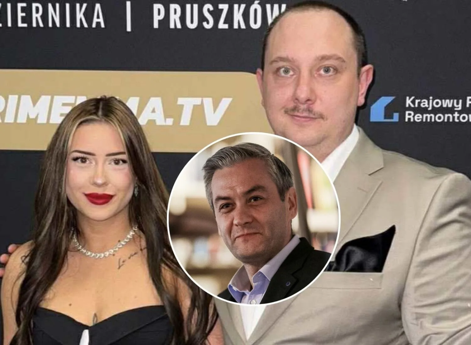 Robert Biedroń i Natalia oraz Daniel Magical