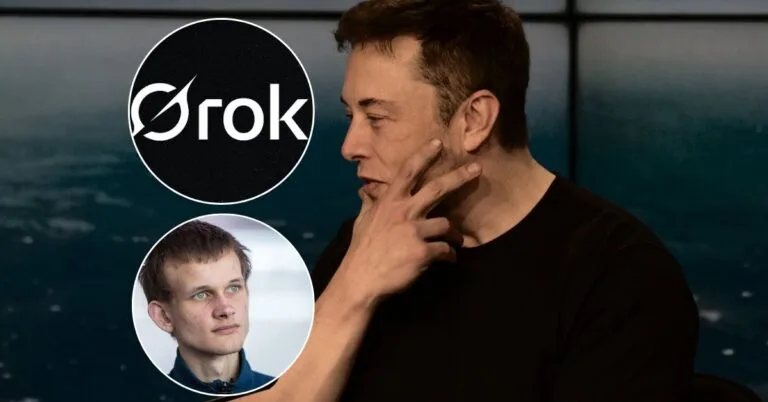 Vitalik Elon Grok